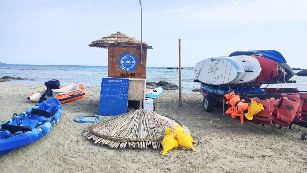 Elafonisi beach utilities - tricksfortrips
