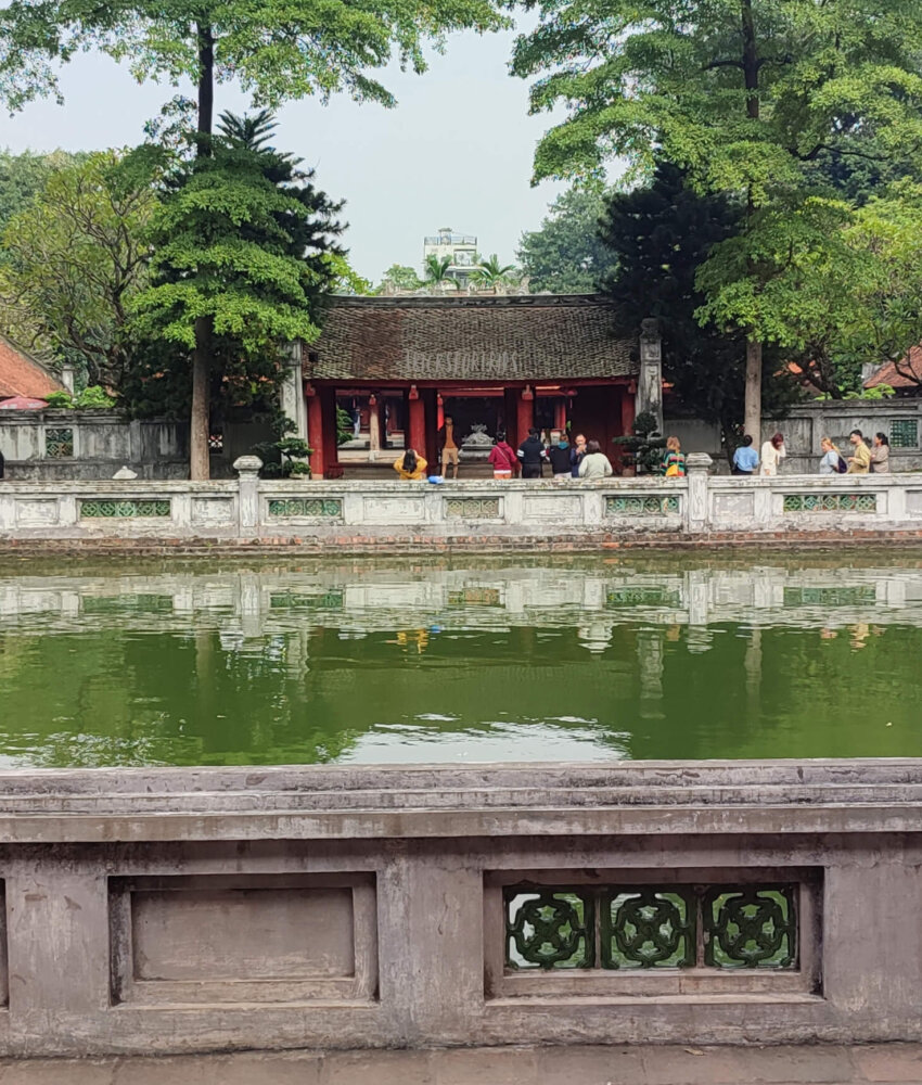 lake Temple of Literature Hanoi - TricksForTrips