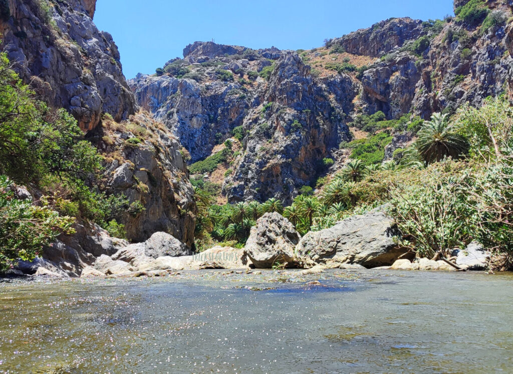 Preveli beach gorge Crete - TricksForTrips