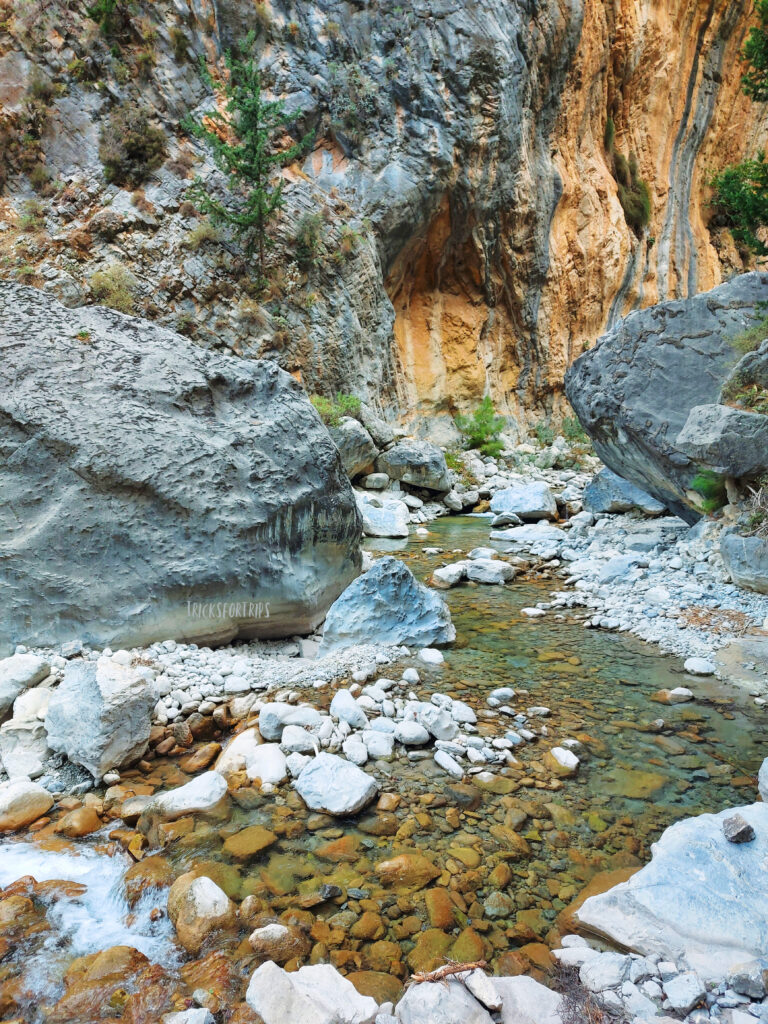 River at Samaria Gorge - TricksForTrips