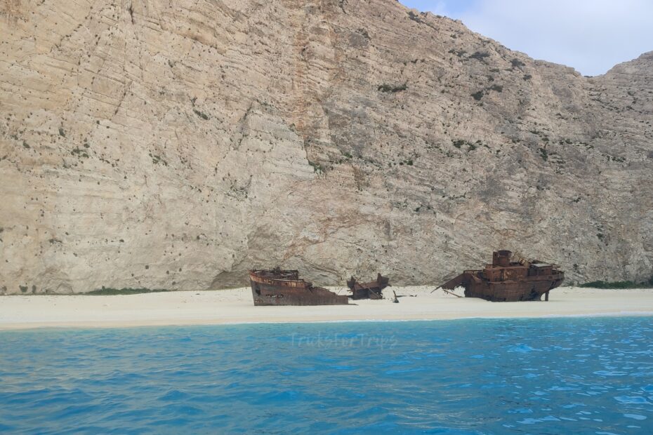 Navagio beach shipwreck Zakynthos - TricksForTrips