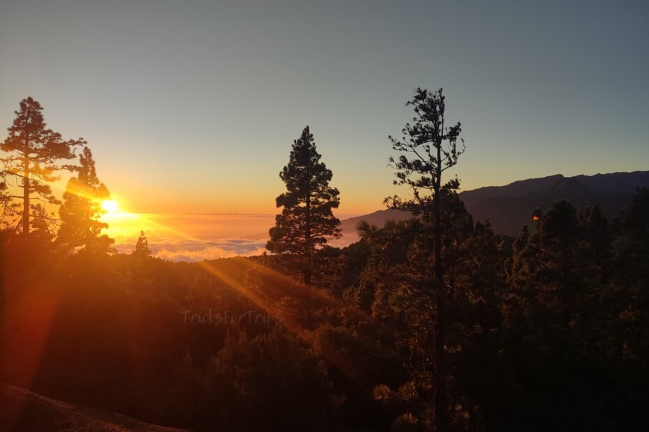 Mirador de los Llanos del Jable La Palma sunset - TricksForTrips